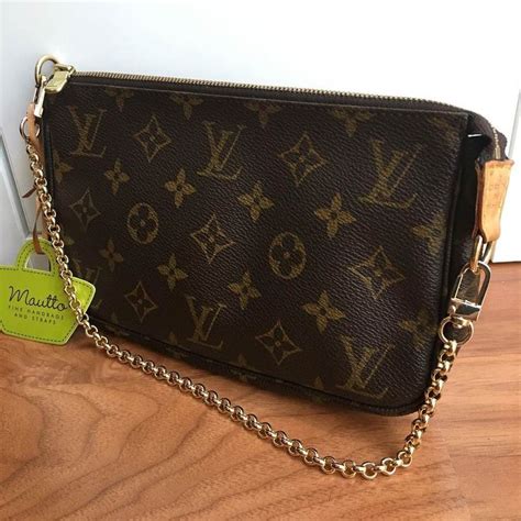 lv pouch with chain|lv pouch price.